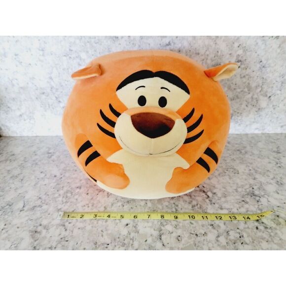 TY Beanie Ballz Disney Tigger Ball Shape 12-13"" Plush Stuffed Animal Orange - Picture 6 of 6